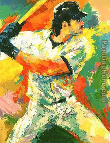 Mike Piazza painting - Leroy Neiman Mike Piazza art painting
